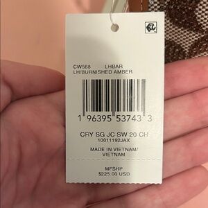 Coach Burnished Amber Shoulder Bag